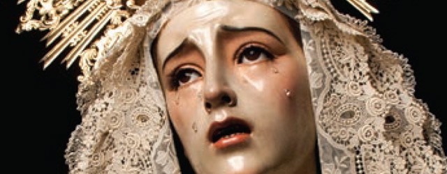 Los próximos días 7 y 8 de diciembre, la sagrada imagen de Nuestra Señora de los Dolores estará expuesta en Solemne Besamanos para todos los fieles y devotos.

7-12-22
10:00h - 13:00h / 18:00h - 20:00h

8-12-22
10:30h - 20:00h (19:30h Rezo del Santo Rosario)
