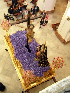 Paso Cristo hermanda de Santa Cruz