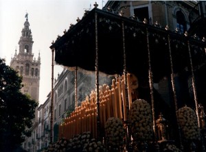 Paso de palio Hermandad de Santa Cruz