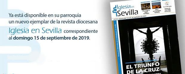 La revista diocesana Iglesia en Sevilla en su número del domingo 15 de septiembre de 2019, dedica un reportaje a las obras realizadas recientemente en nuestra parroquia de Santa Cruz